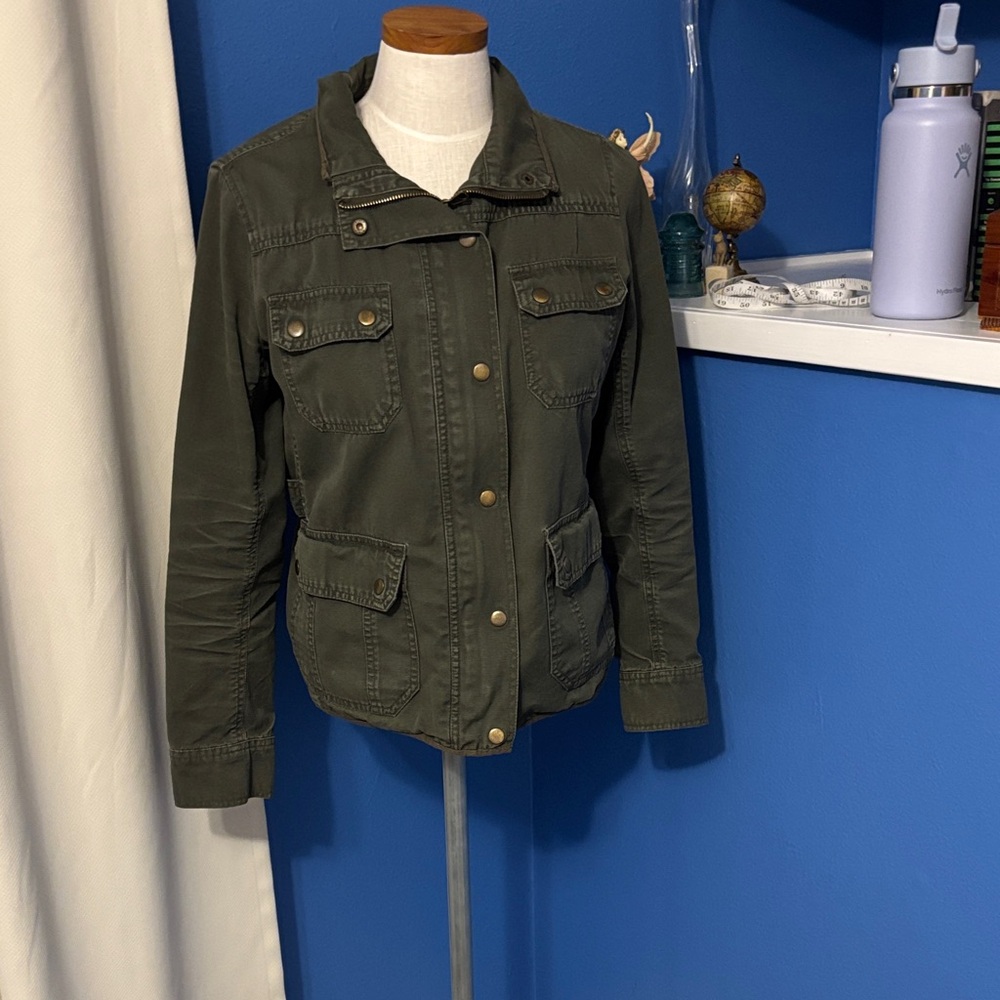 Kut from the Kloth Dark Green Utility Jacket